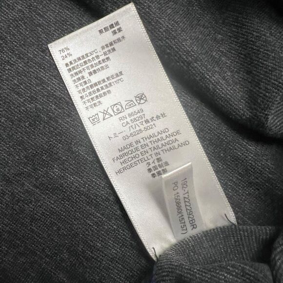 Tommy Bahama Florida UF Shirt Mens Med Gray 1/4 Zip - Picture 5 of 6